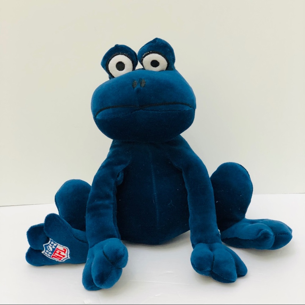 NFL COLLECTIBLE PLUSH 9” Blue Frog stuffed toy
